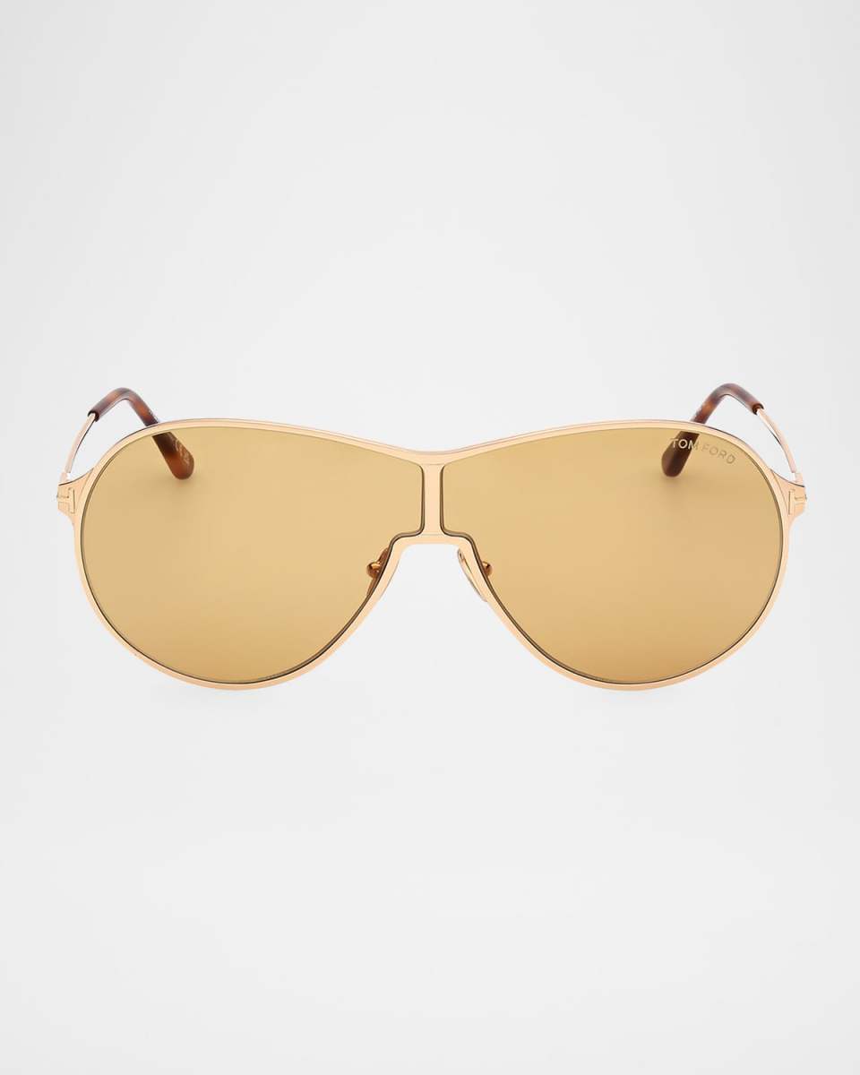 Gaia Metal Aviator Sunglasses